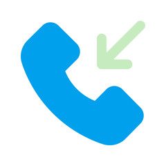 incoming call Duo tone icon