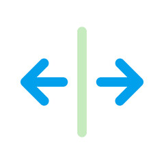 split Duo tone icon