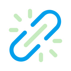 unlink Duo tone icon