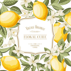 Italian Lemon Poster. Citrus Wall Art. - 749739067