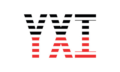 YXI three initial letter iconic line negative space minimal logo design vector template. monogram, abstract, wordmark, business, typography, minimalist, brand, company, flat, modern, unique, simple