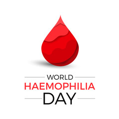 World Hemophilia Day Observed every year of April 17, Vector banner, flyer, poster and social medial template design.
