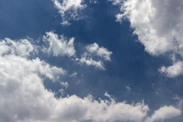 bluesky with cloud natural color