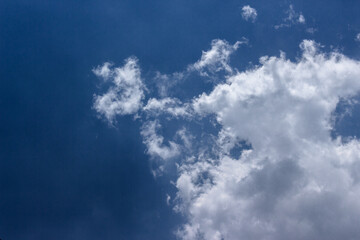 bluesky with cloud natural color