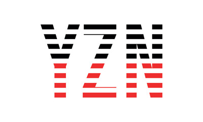 YZN three initial letter iconic line negative space minimal logo design vector template. monogram, abstract, wordmark, business, typography, minimalist, brand, company, flat, modern, unique, simple
