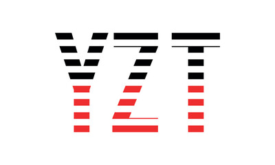 YZT three initial letter iconic line negative space minimal logo design vector template. monogram, abstract, wordmark, business, typography, minimalist, brand, company, flat, modern, unique, simple