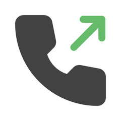 outgoing call Flat icon