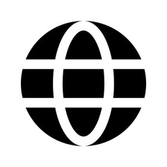 internet glyph icon