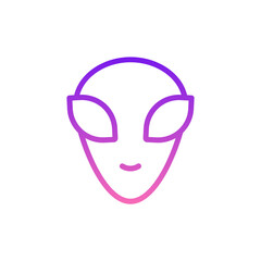 Alien Gradient Linear Style