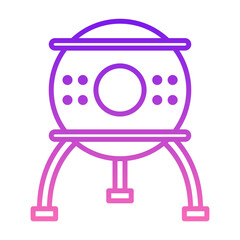 Space Module Gradient Linear Style