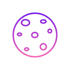 Moon Gradient Linear Style