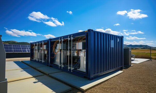 solar electrical energy storage substation