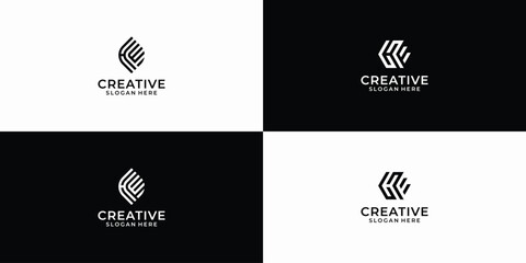 logo monogram, initial, alphabet, and letter logo collection