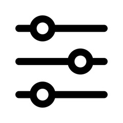 equalizer line icon