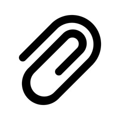 paper clip line icon