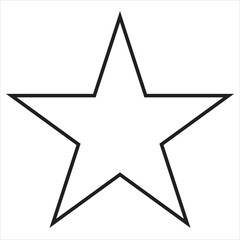 star. star vector. star icon.