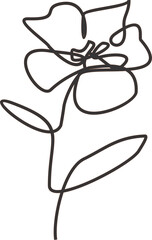 Flower One Line