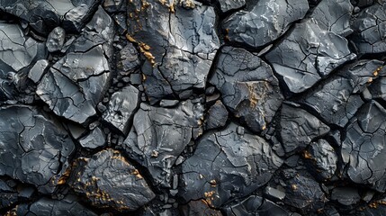 The background image features an ultra-realistic volcanic rock pattern, capturing the rugged texture and organic details of volcanic formations.