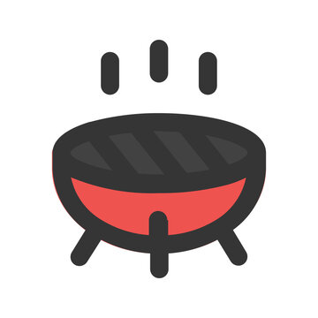 recommend clip art: barbecue outline color icon