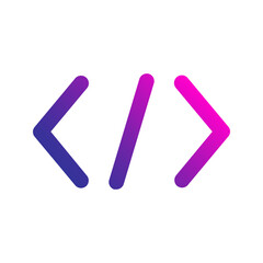 coding gradient icon