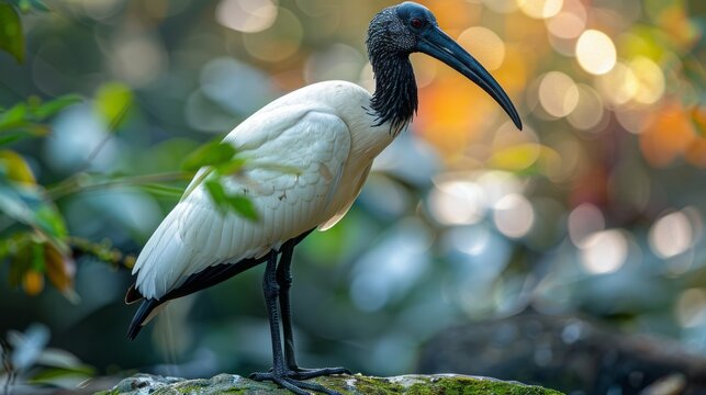 The black-headed ibis 