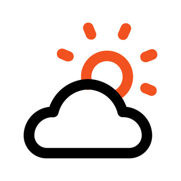 recommend clip art: weather outline color icon