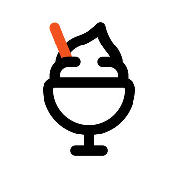 recommend clip art: ice cream outline color icon