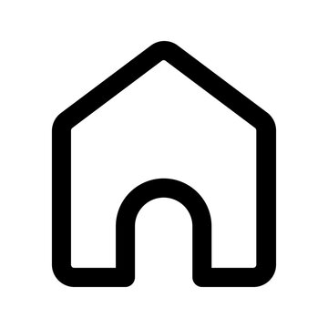 recommend clip art: home outline color icon