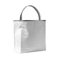 White Paper Shopping Bag Isolated on transparent background, png