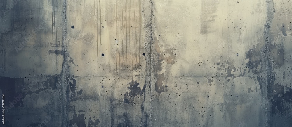 Aufkleber the image captures a concrete wall with various paint splashes and marks. the texture of the wall is