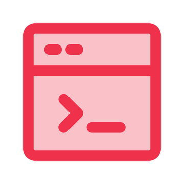 recommend clip art: code terminal outline fill icon