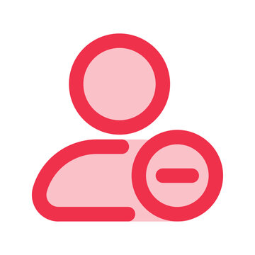 recommend clip art: delete user outline fill icon