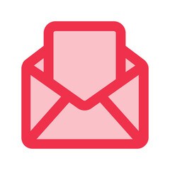 open mail outline fill icon