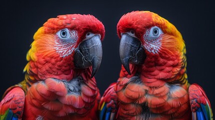 Fototapeta premium Australian and London Birds, Aquatic, Terrestrial, Rainbow lorikeets, Parrots