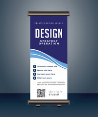 vector corporate business roll up banner standee pull up banner x banner template design 