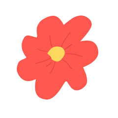 Spring flower, aesthetic leaves 