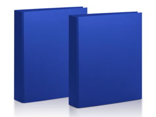 Office folders, transparent background