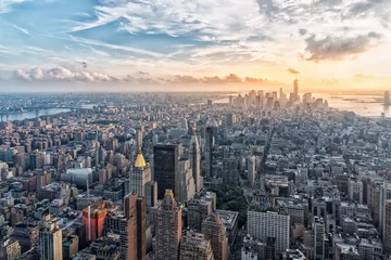 Fototapeten Manhattan skyline in New York taken from the Empire State Building © Farouk