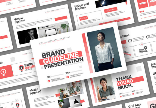 Brand Identity Guidelines Presentation Template