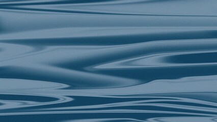 Deep blue gradient background with noise. Abstract wavy liquid background, saturated vivid color blend. Modern design template for poster, banner, brochure, flyer, cover, website