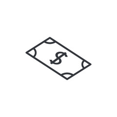 Cash Money Icon vector, Currency Icon, Money Icon, Cash Icon, Dollar Icon illustration