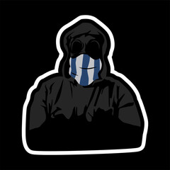 CASUAL FOOTBALL ULTRAS LOGO ILLUSTRATION 5