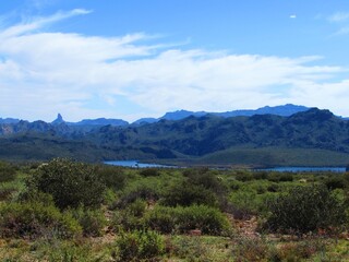 Cove along the Salt River, Butcher Jones Recreation Area, Arizona
