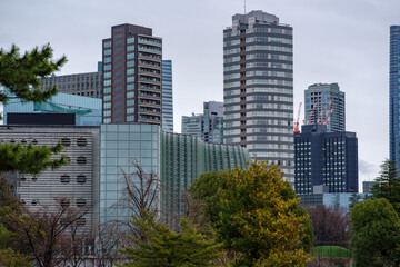 Obraz premium 東京六本木7丁目から望む都市風景