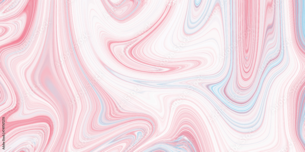 Poster pink liquid marble abstract surfaces design. marble rock texture pink ink pattern liquid swirl paint