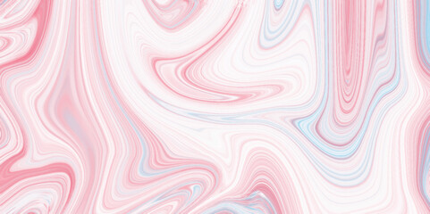 Pink Liquid marble abstract surfaces Design. Marble rock texture pink ink pattern liquid swirl paint white Illustration background. Acrylic painting with blue shiny gradient Design Projects and Text .