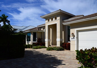 Villa on Marco Island at the Gulf of Mexico, Florida