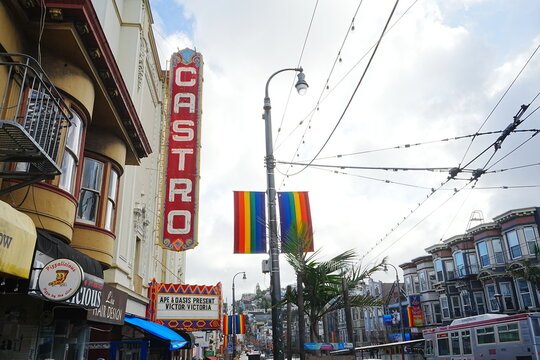 Castro District in San Francisco, USA - アメリカ サンフランシスコ カストロ地区