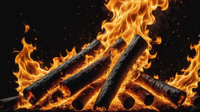  Glowing fire wallpaper, Fire on black screen background, fire and smoke wallpaper, fire with background.