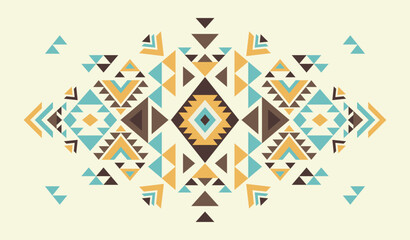 Aztec vector elements. Ethnic ornament. Tribal design, geometric symbols for border, frame, tattoo, logo, cards, decorative paper. Navajo motifs.